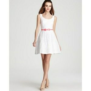 Lilly Pulitzer White Posey Dress Sz 0